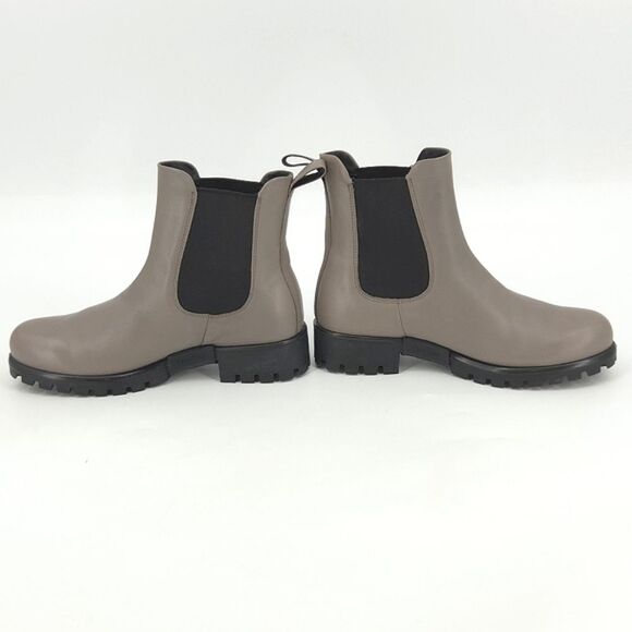 ECCO Modtray Chelsea Boots Booties Womens Size 7 Taupe Leather Lug Sole Edgy - Picture 3 of 10